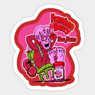 Franken berry Toe Jam Sticker